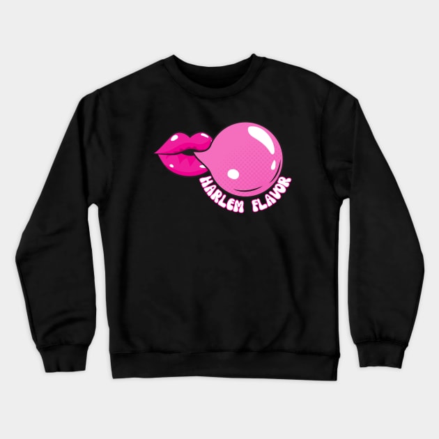Harlem Flavor | Lips with Gum Crewneck Sweatshirt by Harlems Gee